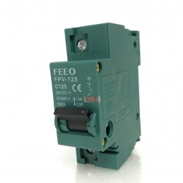 Magneto Termico CC Corrente Continua FEEO FPV-125 1P (1 Polo) 125A 250VDC