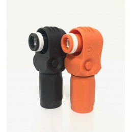 Coppia Connettori per batteria Pylontech Arancione / Nero EV Amphenol Industrial SLPPA25BSB SLPPA25BSO, Femmina 120A