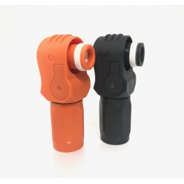 Coppia Connettori per batteria Pylontech Arancione / Nero EV Amphenol Industrial SLPPA25BSB SLPPA25BSO, Femmina 120A
