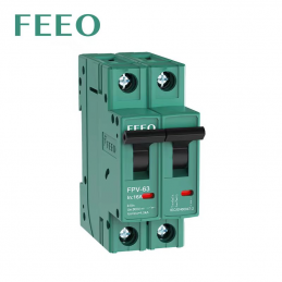 Magneto Termico CC Corrente Continua FEEO FPV-63 2P (2 Polo) 16A 550VDC
