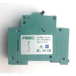 DC Thermal Magnet Continuous Current FEEO FPV-63 1P (1 Polo) 63A 250VDC